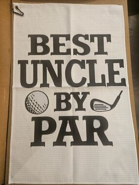 Best Uncle By Par Golf Towel